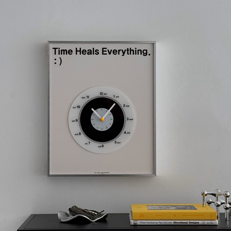 clock-03078 【スイッチ隠し】 Time Heals Everything パネル