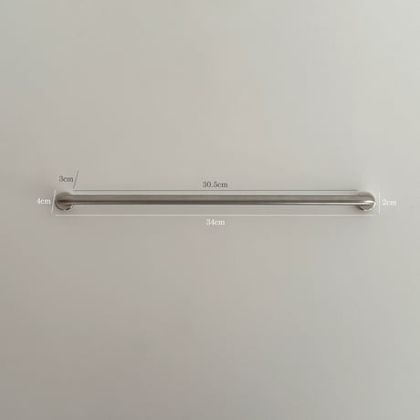 magnet-03005　ステレンス タオルバー ネオジム磁石 マグネット W34cm