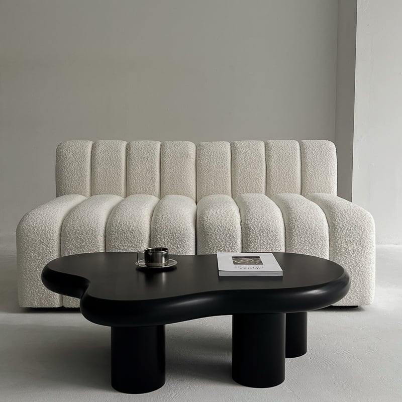 sofa-03003 受注販売 ブークレ モジュールソファ オフホワイト W75cm