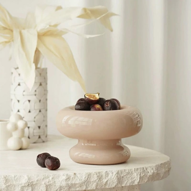 compote-03011 チャビー セラミック コンポート プレート | ART OF BLACK