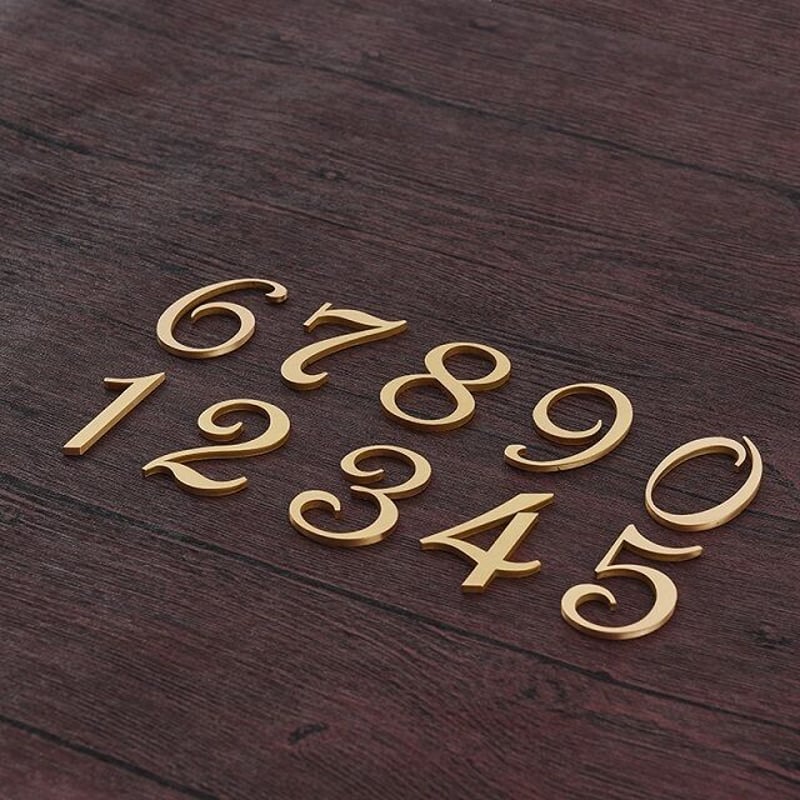 sign-03003 50mm 真鍮 ハウスナンバー 数字 | ART OF BLACK