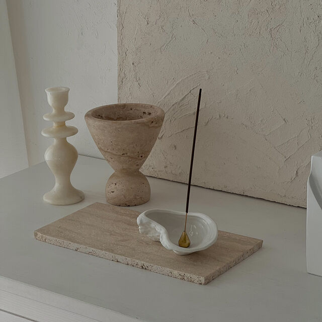 incenseholder-03054 oyster インセンスホルダー お香立て | ART incenseholder-03054 oyster インセンスホルダー お香立て | ART