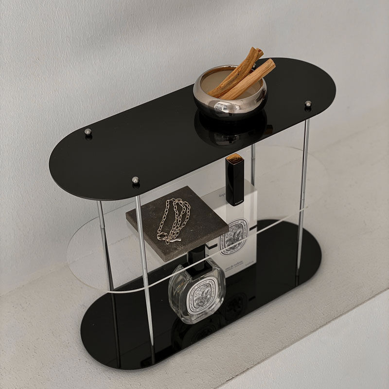 rack-03026 アクリルバイカラー 3段 ディスプレイ ラック | ART