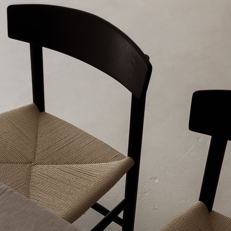 受注販売 chair-03036 ブラック ペーパーコード チェア | ART OF 受注販売 chair-03036 ブラック ペーパーコード チェア | ART OF