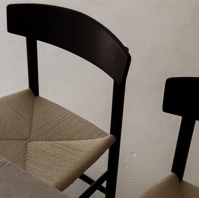 受注販売 chair-03036 ブラック ペーパーコード チェア | ART OF 受注販売 chair-03036 ブラック ペーパーコード チェア | ART OF