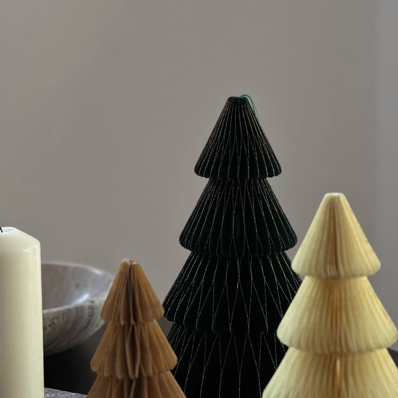 tree-03003 3カラー クラフト アコーディオン ペーパーツリー