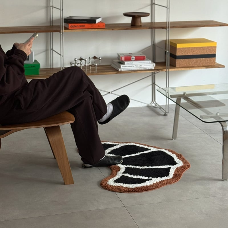 mat-03108 クロワッサン ラグ 65cm×85cm | ART OF BLACK