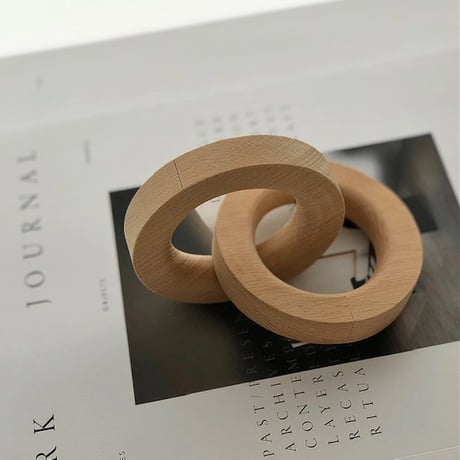 objet-03037　ブナ ウッドリング オブジェ