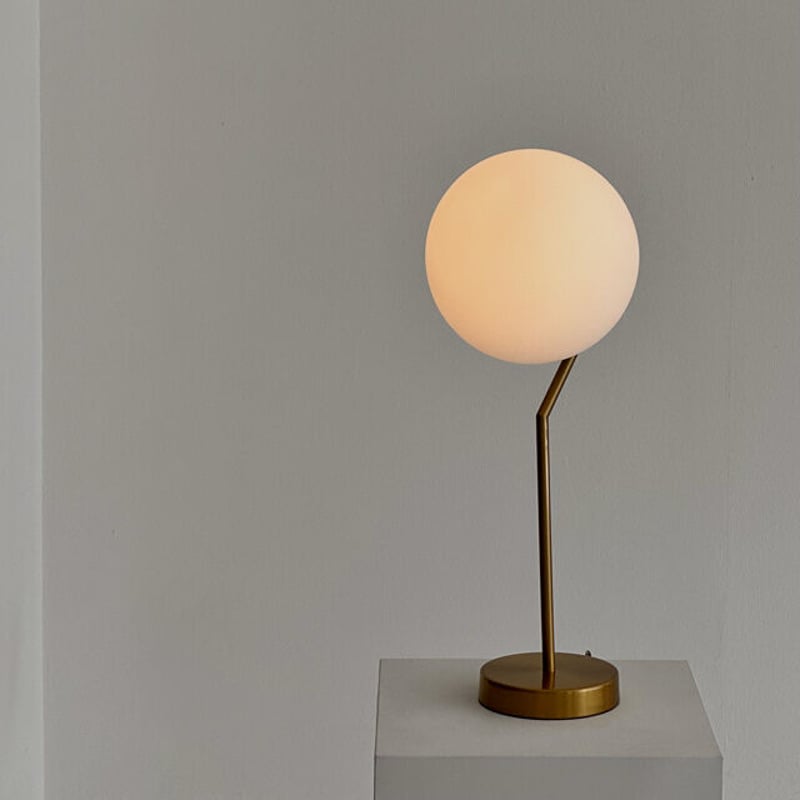 light-03218 USB bend ガラス ラウンドボール テーブルランプ LED 20