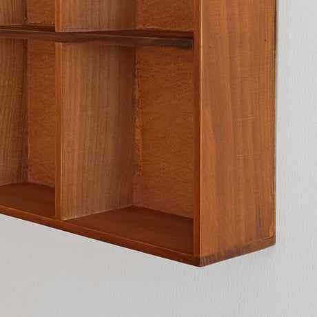 wallrack-03052　天然木 ウォールシェルフ 82×33cm