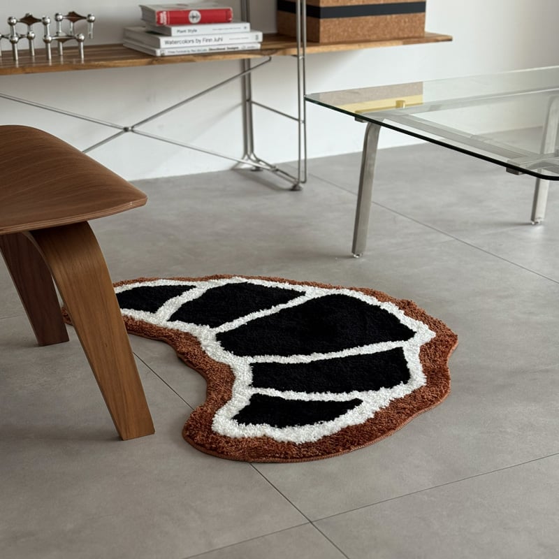 mat-03108 クロワッサン ラグ 65cm×85cm | ART OF BLACK