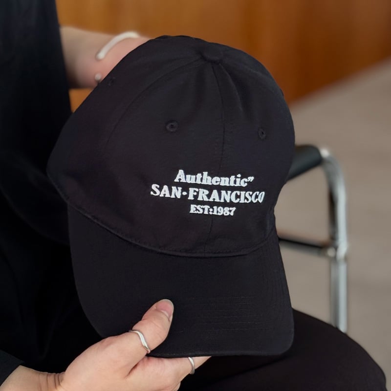 cap-03002 SAN-FRANCISCO 刺繍キャップ | ART OF BLACK