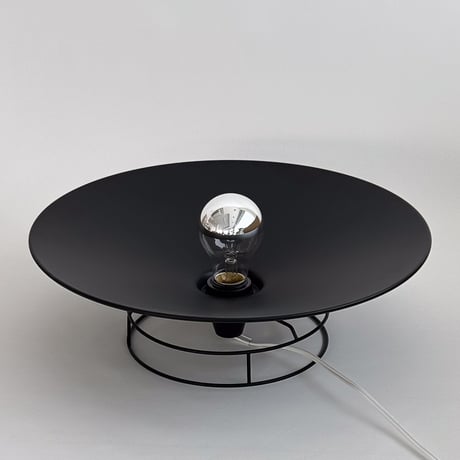 light-03363　ラウンド ブラック ウォールランプ 35cm
