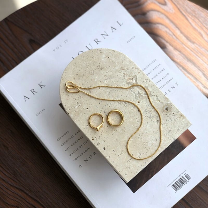 tray-03110 天然大理石 トラバーチン Rainbow アクセサリートレイ 1点