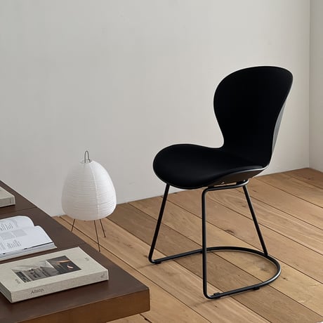 予約販売7月上旬～7月中旬頃発送予定　chair-03079　アイアンレッグ シェル型 ダイニングチェア