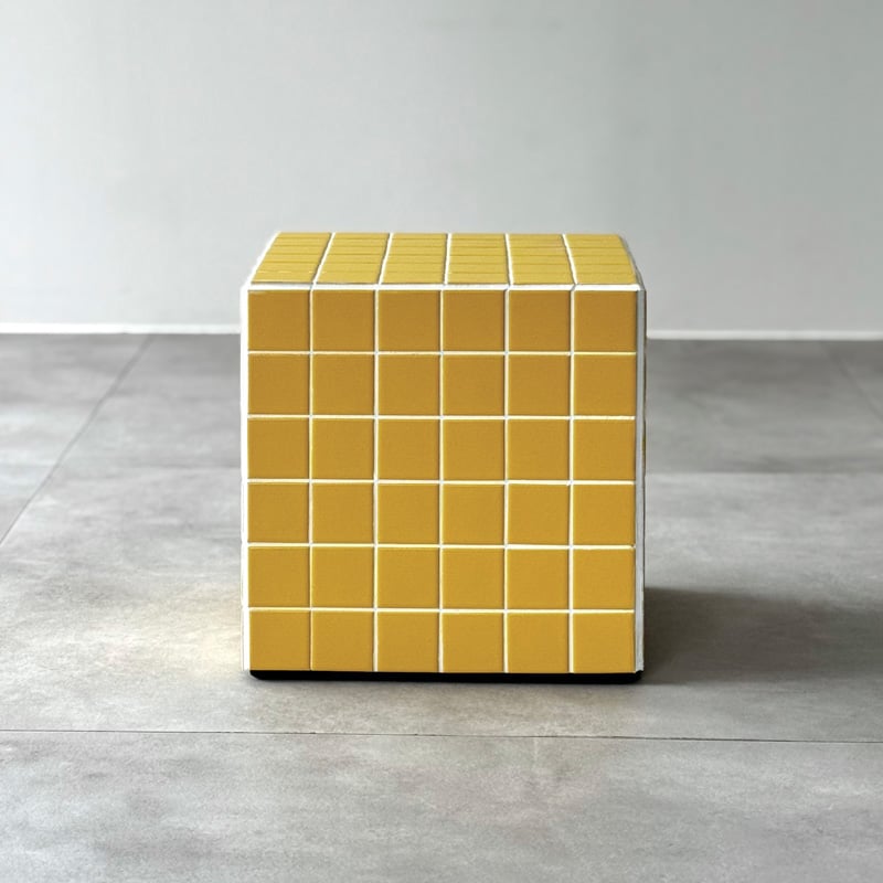 予約販売2月下旬～3月上旬頃発送予定 table-03209 イエロー タイル