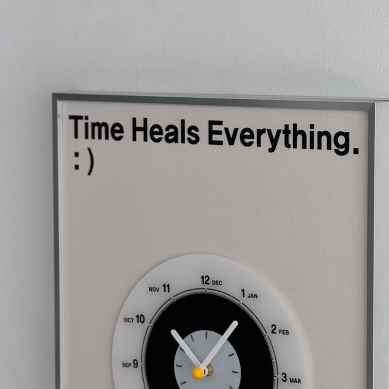 clock-03078 【スイッチ隠し】 Time Heals Everything パネル