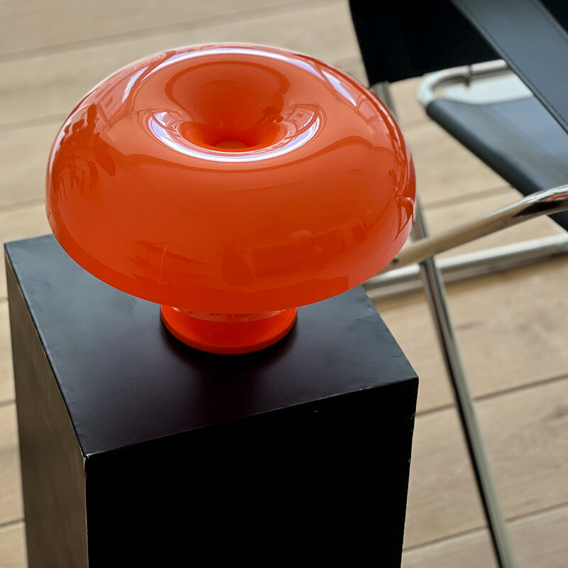 米国ビンテージレビトン ミッドセンチュリー レッドマッシュルーム テーブルランプ 米国ビンテージレビトン ミッドセンチュリー レッドマッシュルーム