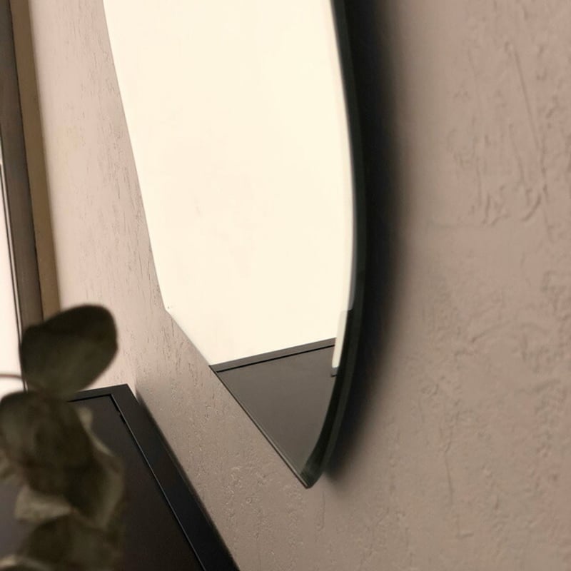 mirror-03059 フレームレス ニュアンスミラー 壁掛け 置き型 46cm×55cm