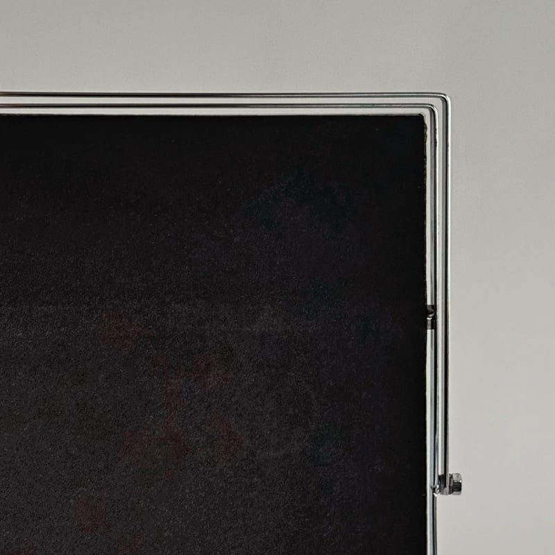 ステンレスフレーム　ミラー mirror-03108 ステンレスフレーム スクエア 卓上ミラー | ART OF BLACK