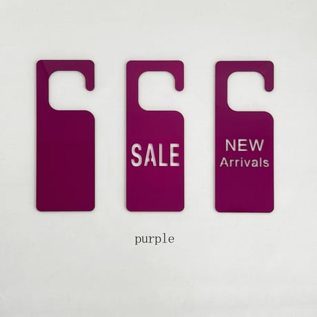 hanger-03005　11collar アクリル製 カラー ハンガーPOP