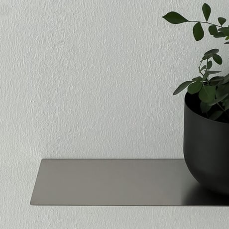予約販売8月上旬～8月中旬頃発送予定　shelf-03033　シルバー ウォールラック ロング100cm
