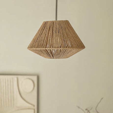 light-03155　rhombus ペーパーコード ペンダントライト 口金E26