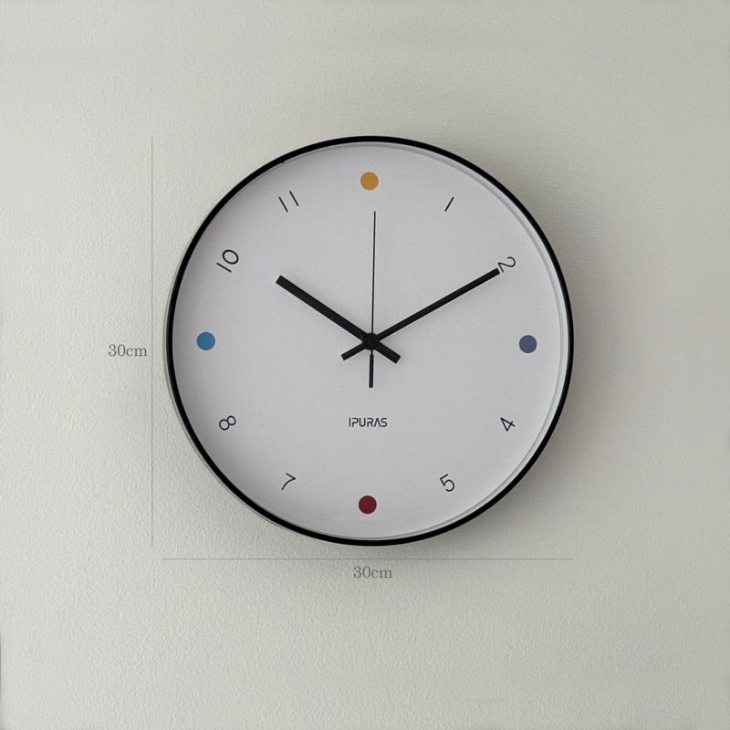 clock-03089 sweep movement ラウンド ウォールクロック 掛け時計 静