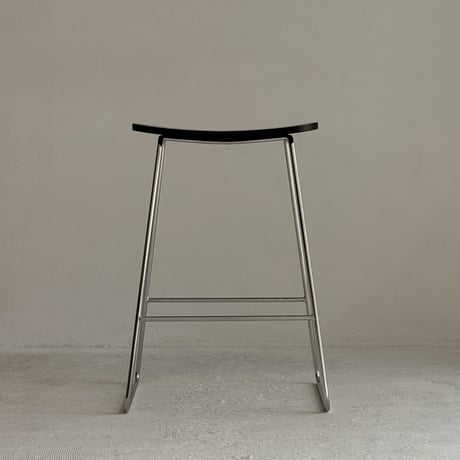 chair-03095　プライウッド スチールスタンド ハイチェア カウンタースツール