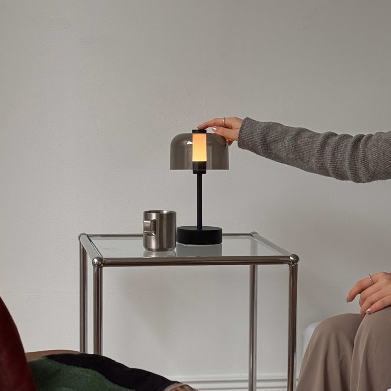 light-03358 USB スモークグレー ポータブルランプ | ART OF BLACK