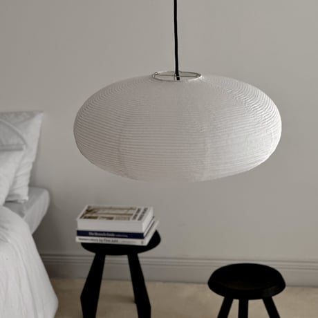 予約販売6月中旬～6月下旬頃発送予定　light-03301　Oval Rice Paper Shade 和紙 ペンダントライト