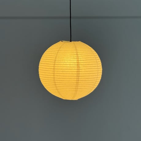 light-03383　ホワイト 細めピッチタイプ Rice Paper Shade Medium 50cm 和紙 ペンダントライト