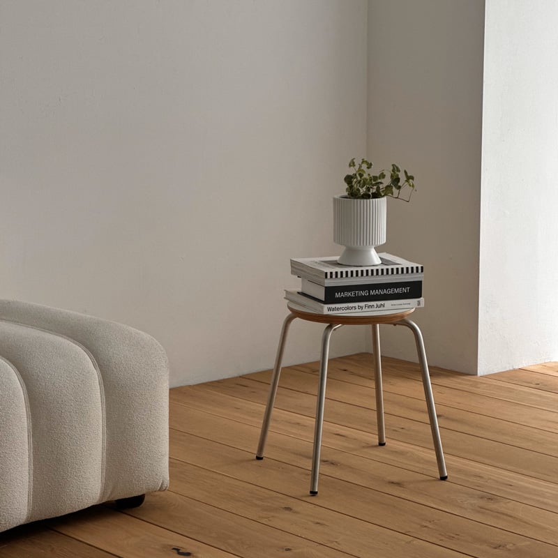 ラタン製ラウンドスツール　フラワースタンド　ACME Furniture ラタン製ラウンドスツール フラワースタンド ACME Furniture