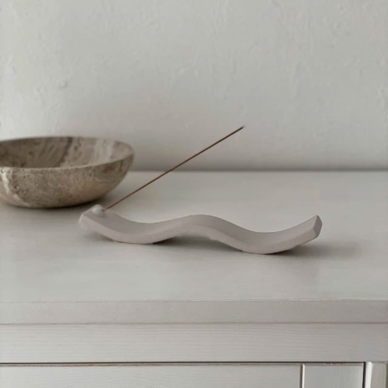 incenseholder-03051 wave インセンスホルダー お香立て | ART O