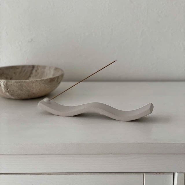 incenseholder-03051 wave インセンスホルダー お香立て | ART O