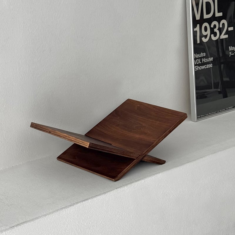 magazinerack-03042 ラーチ合板 クロス ブックスタンド | ART OF B