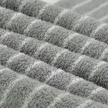 予約販売6月下旬～7月上旬頃発送予定　towel-03027　ペンシルストライプ パイル織り フェイスタオル