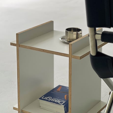 rack-03052　2段 プライウッド スタンド オープンシェルフ