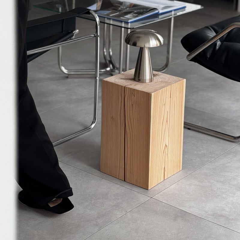 ビンテージ　サイドテーブル ベッドサイドテーブル　スツール　剥離 ヴィンテージ スツール サイドテーブル ベッドサイドテーブル