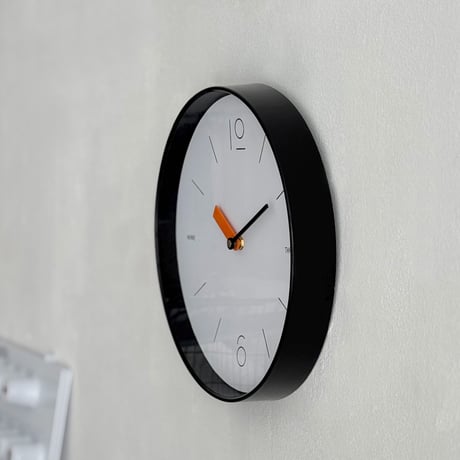 clock-03088　accent clock hands ラウンド ウォールクロック 掛け時計 静音