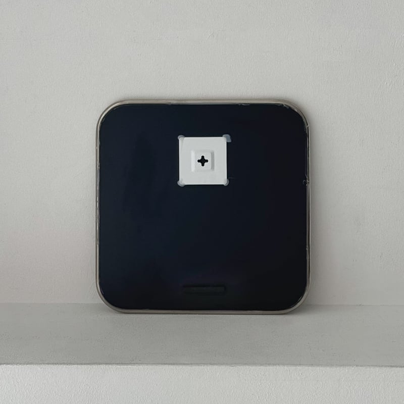 mirror-03160 スクエア ステンレスフレーム 壁掛けミラー 40cm | ART O