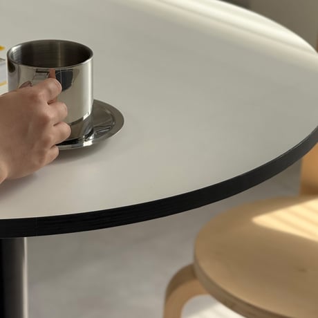 予約販売6月中旬～6月下旬頃発送予定　table-03188　ラウンドテーブル ホワイト 直径70cm