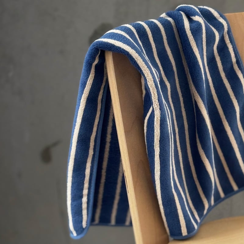 towel-03034 ストライプ ループ付き マイクロファイバー フェイス