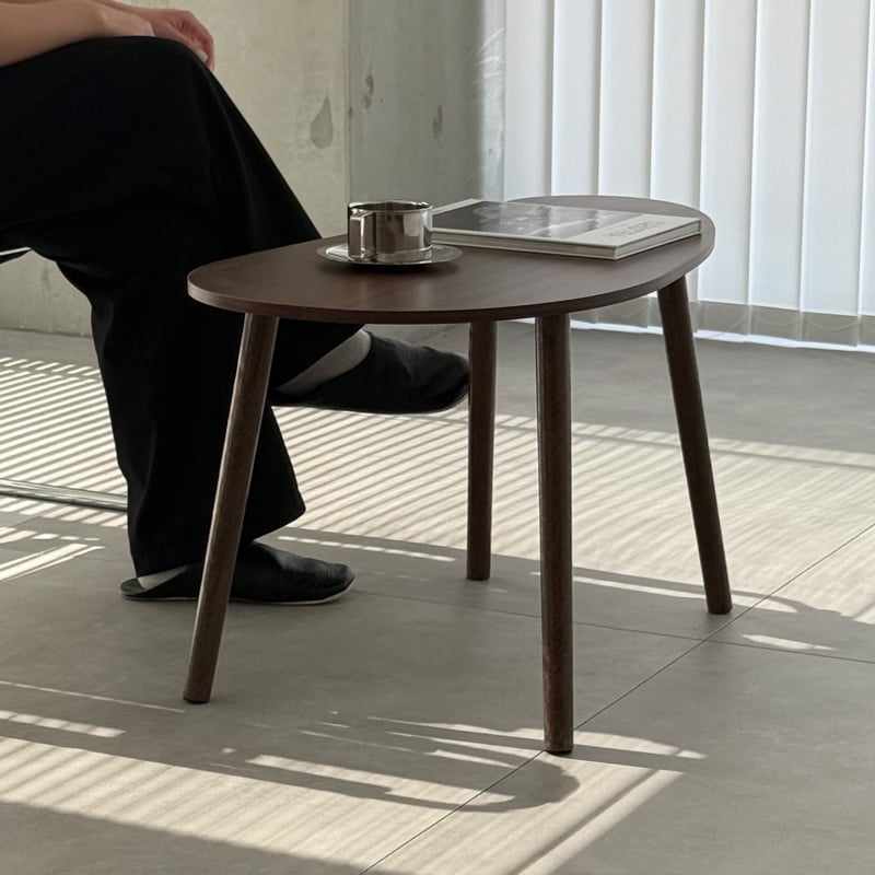 table-03202 Bean コーヒーテーブル 80×40cm | ART OF BLACK