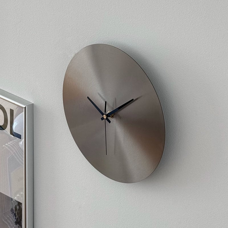 clock-03036 ステンレス 掛け時計 ラウンド スクエア 静音 | ART clock-03036 ステンレス 掛け時計 ラウンド スクエア 静音 | ART