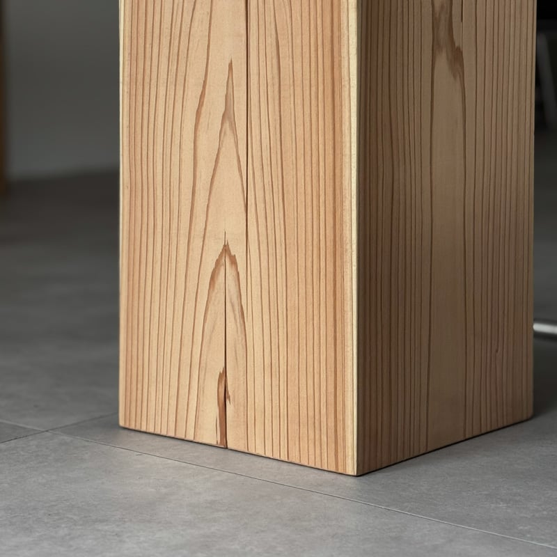 table-03069 CEDAR サイドテーブル スツール 国産杉 無垢材 無塗装 | AR