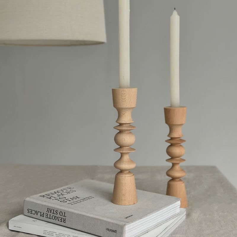 candle-03097 abacus ウッド キャンドルスタンド | ART OF BLACK