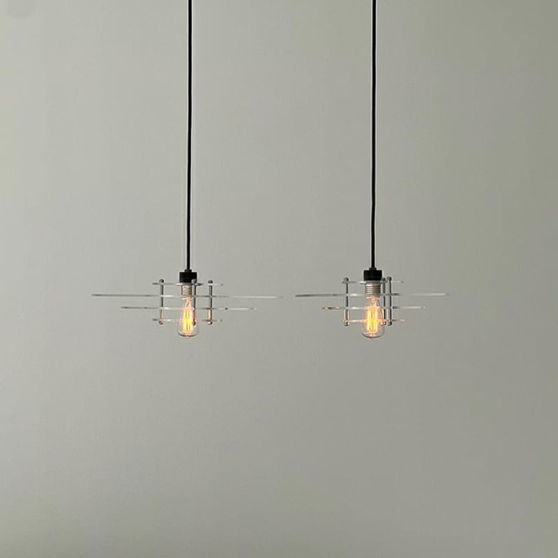 light-03207 クリア フラットレイヤーシェード Large ペンダントライト