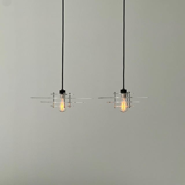 light-03207 クリア フラットレイヤーシェード Large ペンダントライト