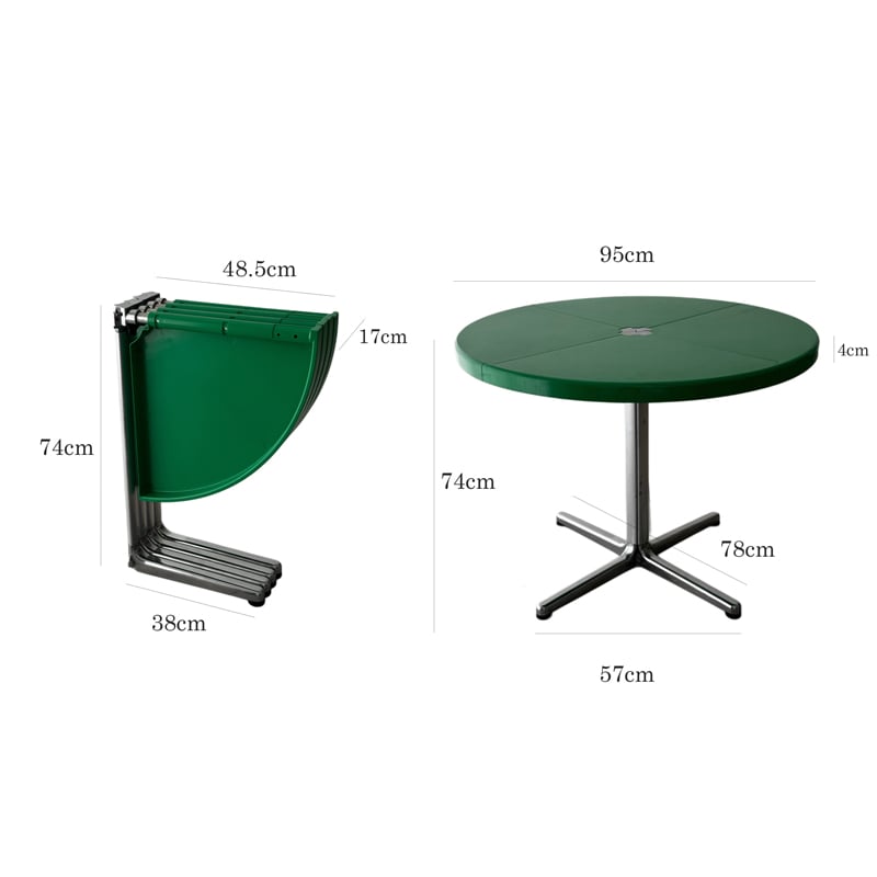 table-03226 Folding Table 折り畳み ラウンド テーブル 95cm |